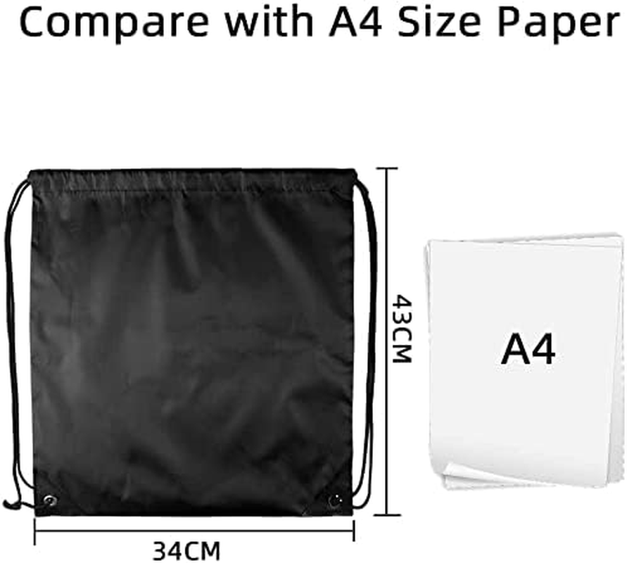 Drawstring Bags Bulk Gym Drawstring Backpack String Bag Cinch Drawstring Backpacks 16 Colors image number 2
