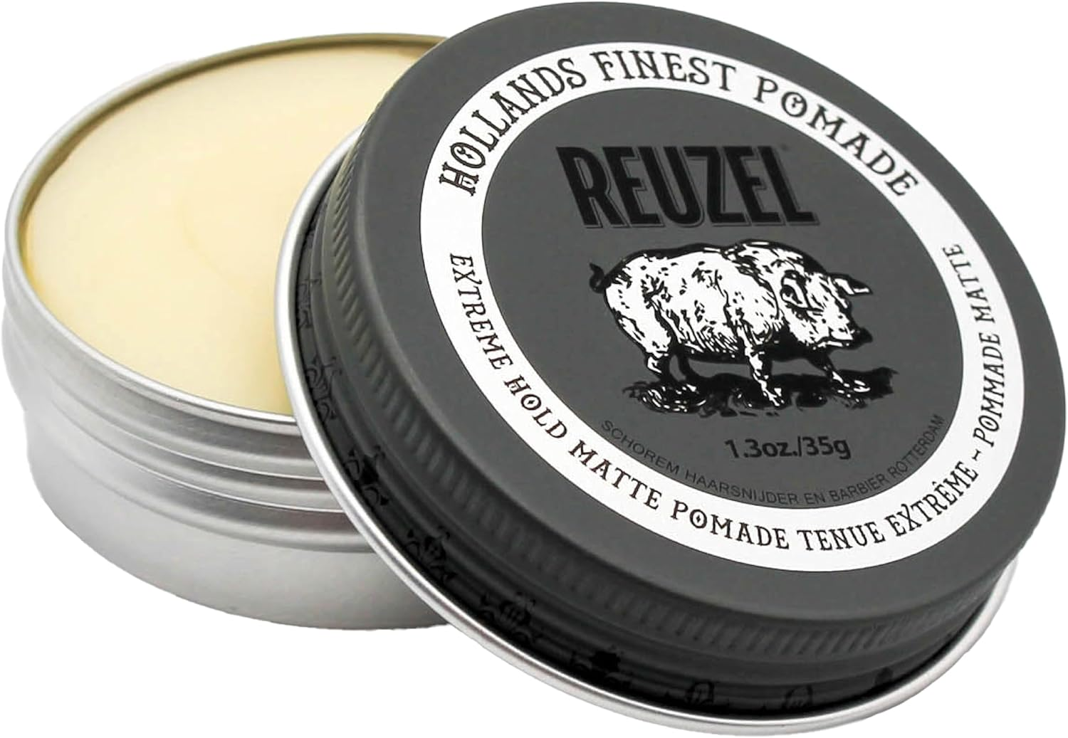 Reuzel Extreme Hold Matte Pomade, Strong Hold Matte Pomade for Men Low Shine Pomade 1.3Oz/35G image number 3