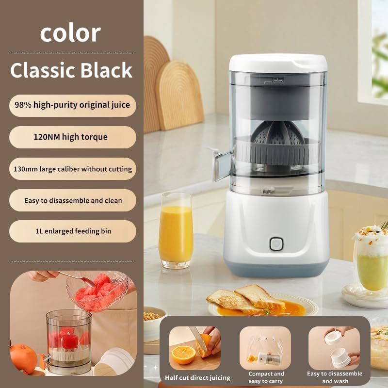 Uandhome Electric Mini Juicer,Usb Portable Charging Juicer,Small Home Fruit Juicer 45W Fresh Fruit Juice Extractor, Separate Detachable Easy to Clean, Suitable for Camping and Home Use image number 3