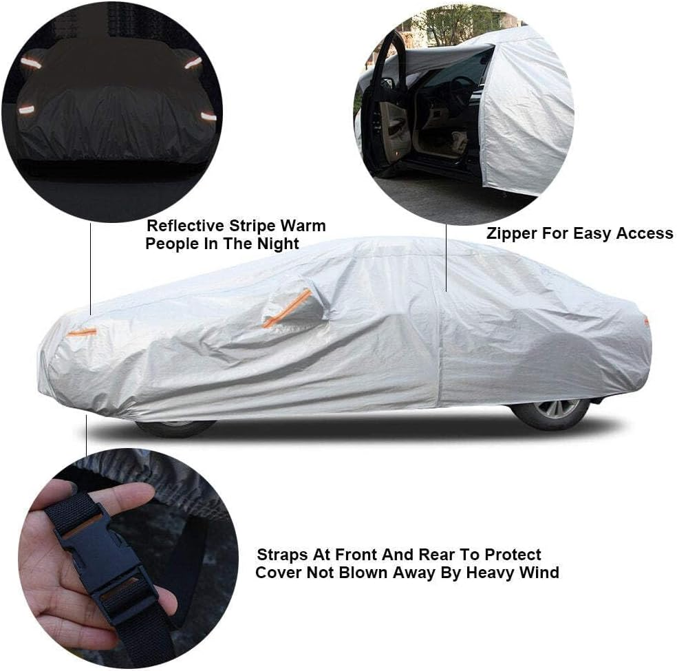 Oxford Cloth Car Cover Ute SUV Lightweight Waterproof Dust Hail Sun Universal L image number 2
