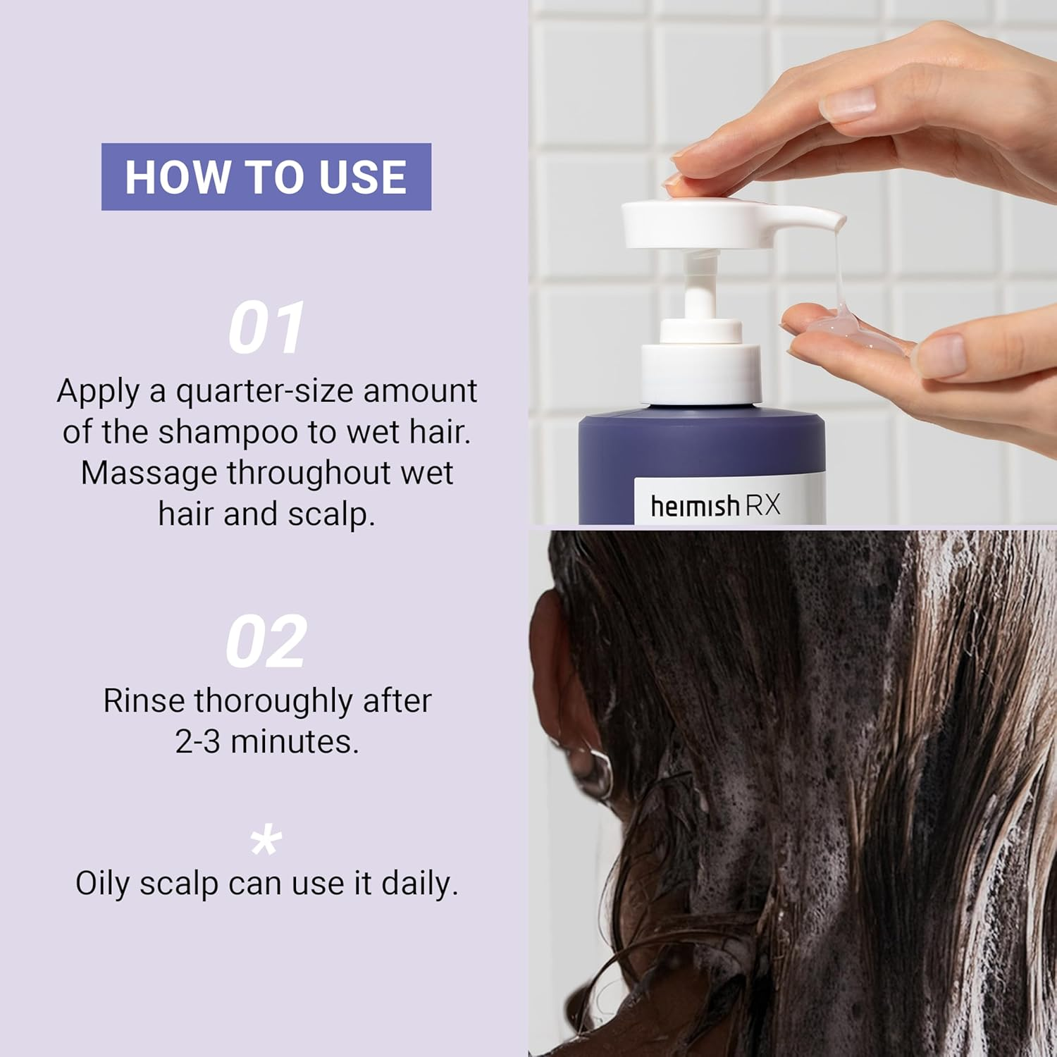 HEIMISH - RX Amino Biotin Revitalizing Shampoo 400Ml image number 5