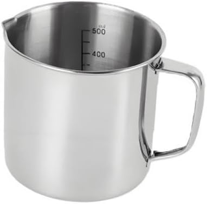 Dickly Stainless Steel Measuring Cup Espresso Steaming Pitcher Coffee Milk Frother Cup for Kitchen image number 6