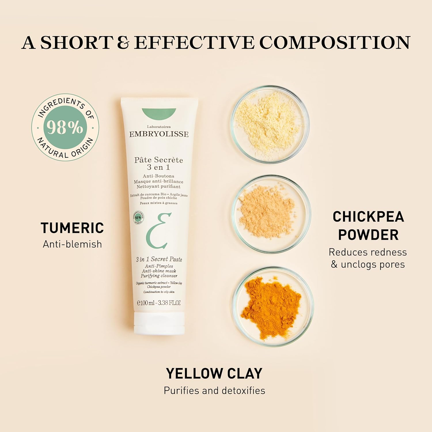 Embryolisse 3-In-1 Secret Paste 100 Ml image number 2