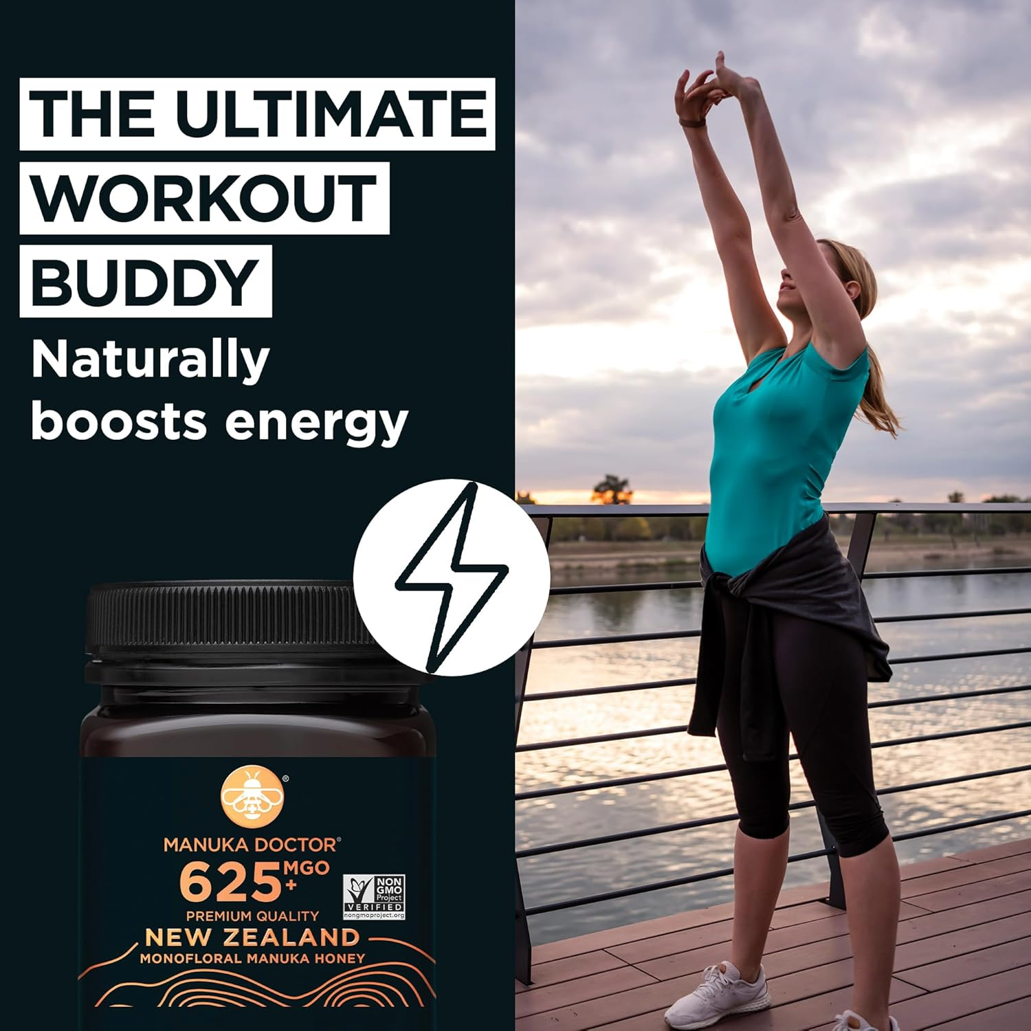 MANUKA DOCTOR - MGO 625+ Manuka Honey Monofloral, 100% Pure New Zealand Honey. Certified. Guaranteed. RAW. Non-Gmo (250G) image number 4