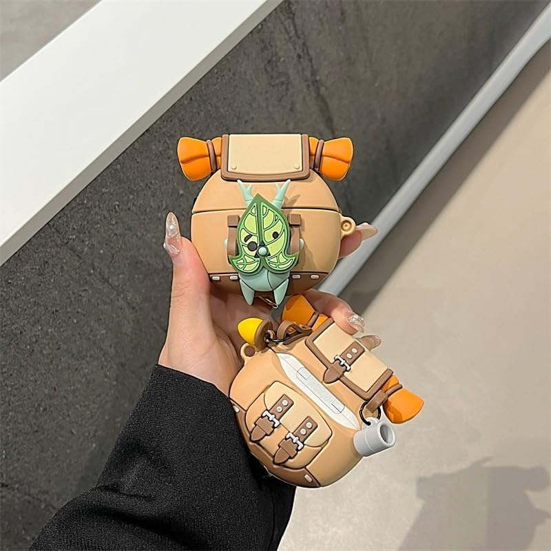 For Airpods Pro 3 Case Cover,3D Cute Anime Cartoon Yahaha Protective Silicone Skin Cover for Airpods Pro 3,With Keychain & Cleaner Kit image number 2