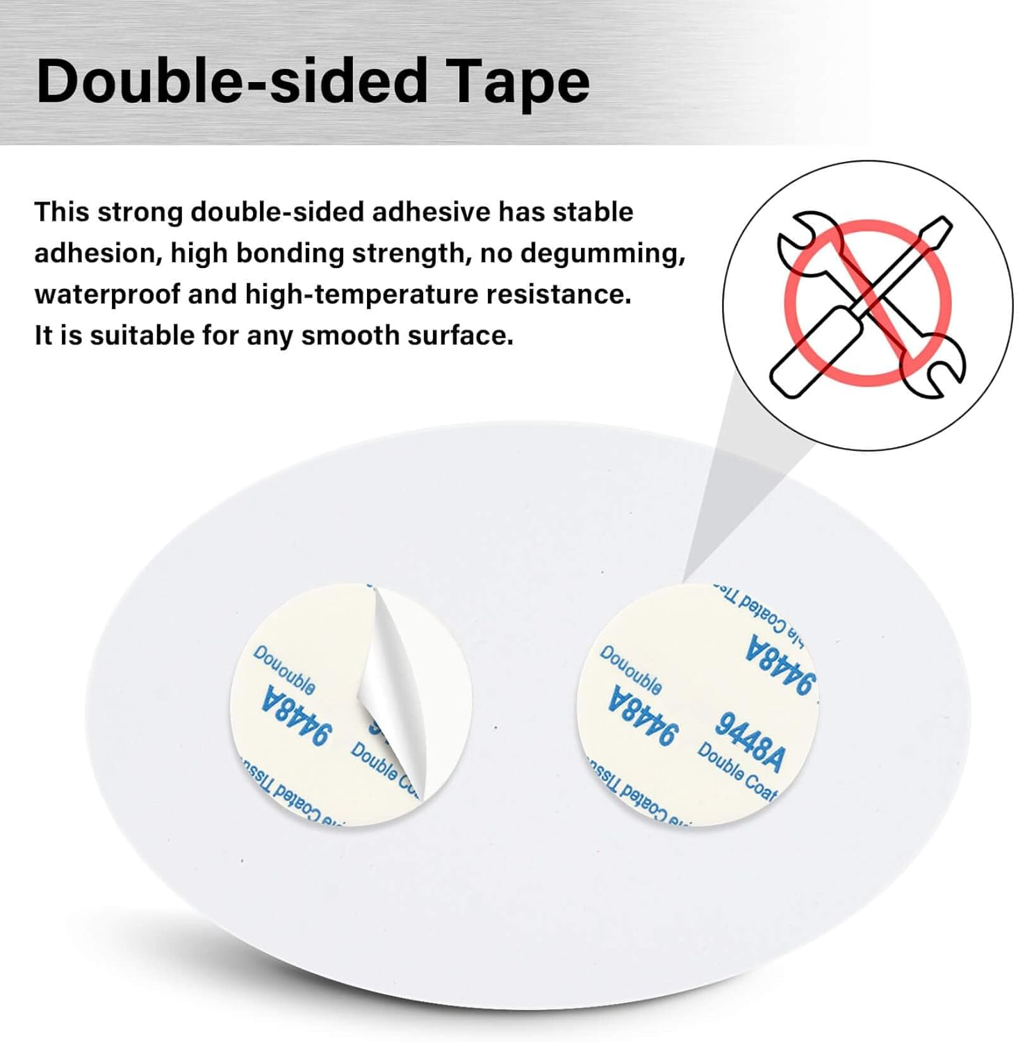 CARGEN 2 Pack Kindly Remove Your Shoes Oval No Shoes Sign Decal Sticker Home House Door Sign 6.3" X 3.8" Silver Minimalist PVC Sign