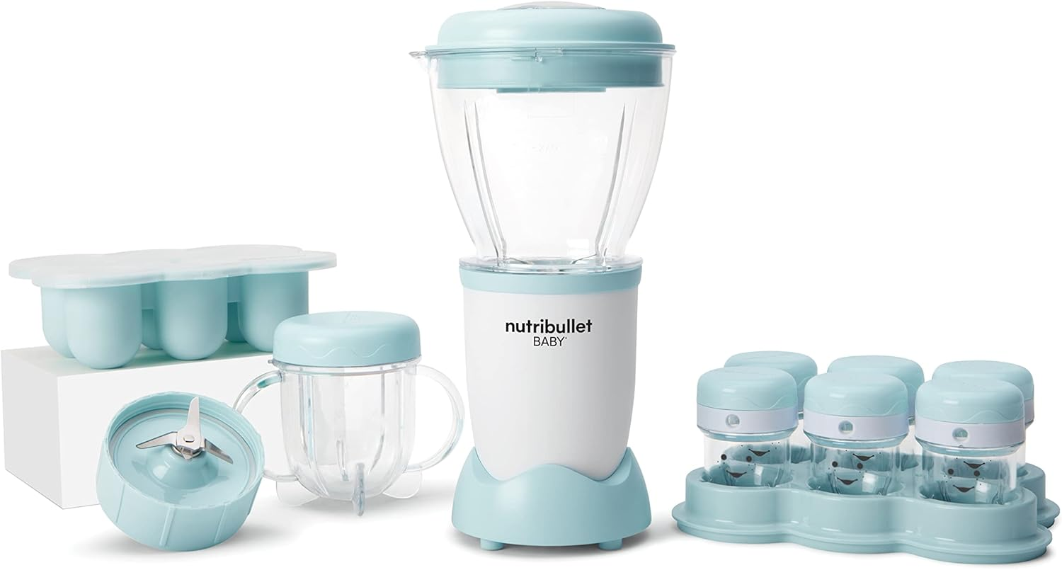 Nutribullet Baby Food Mixer, Electric Mixer, 200 Watt Power, 6 Jars, Freezer Bowl image number 4