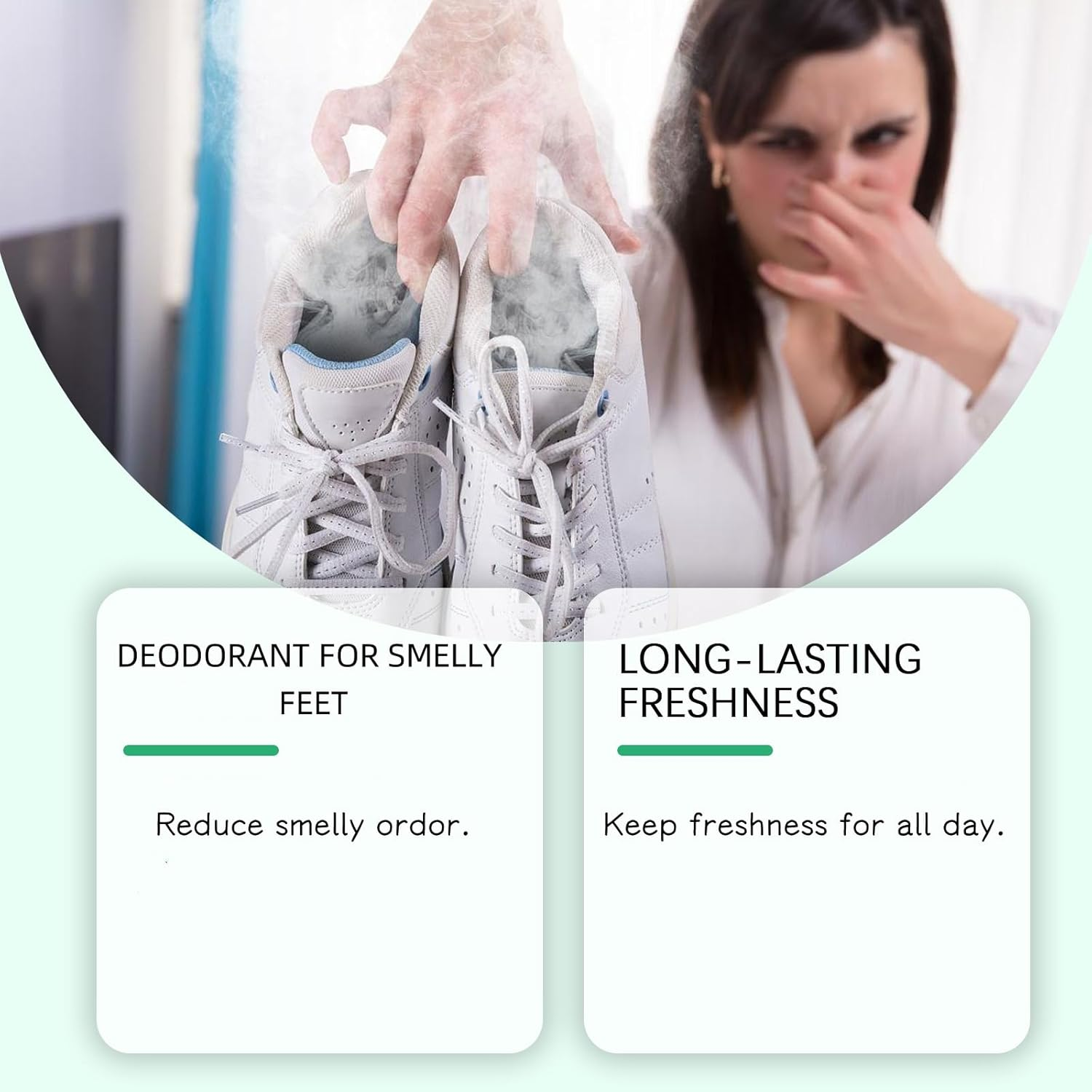 Foot Spray with Tea Tree Oil, Deodorant for Smelly Feet,Refresher Odour for Men and Women,Reduce Smelly Sweat for Athletes,Odor Sprays,School Smelly Shoe Refreshment (1Pcs)