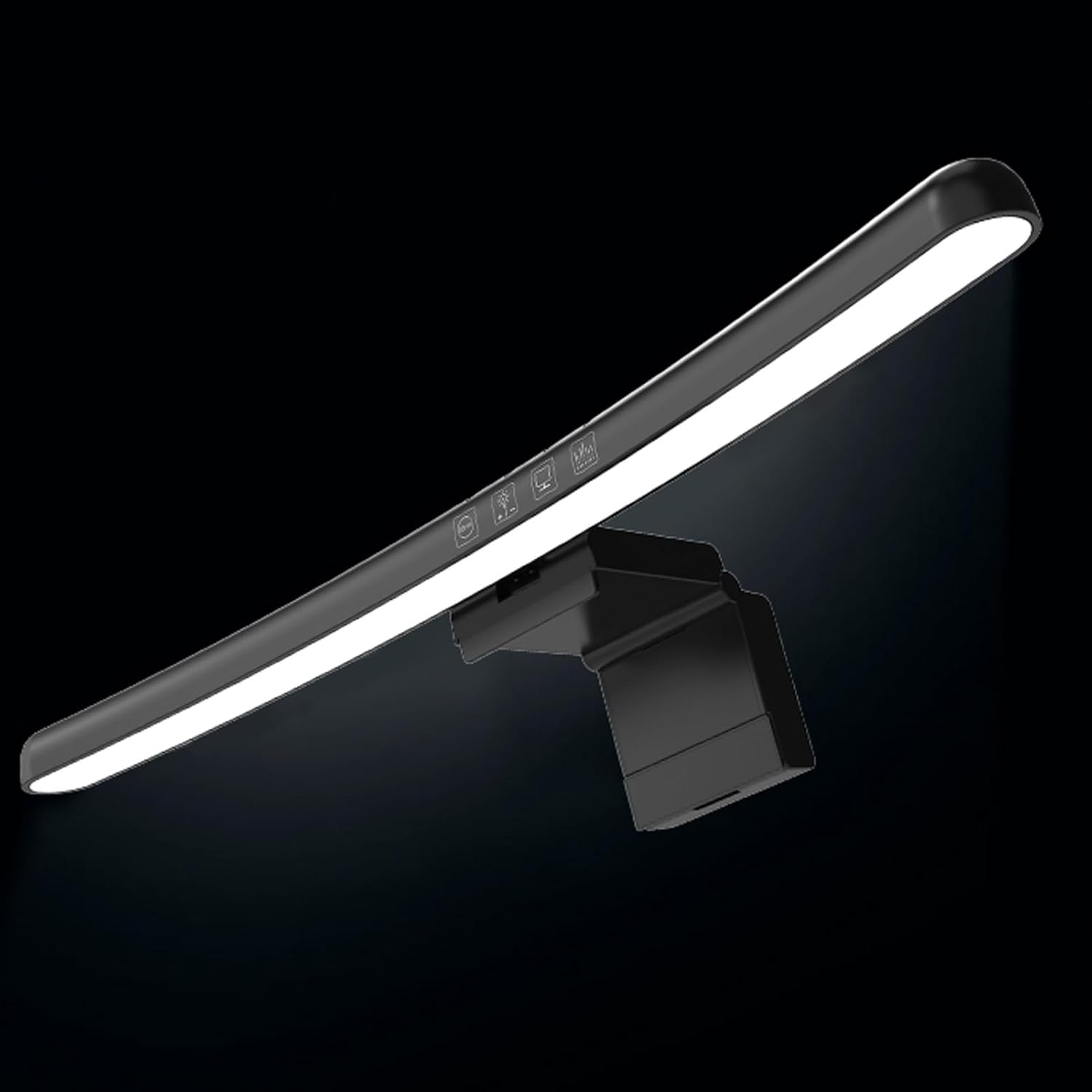 Curved Monitor Light Bar for Computer Screen, Dimmable Eye Asymmetrical Light Source with Type C Interface, Clip for Curved Screen image number 4