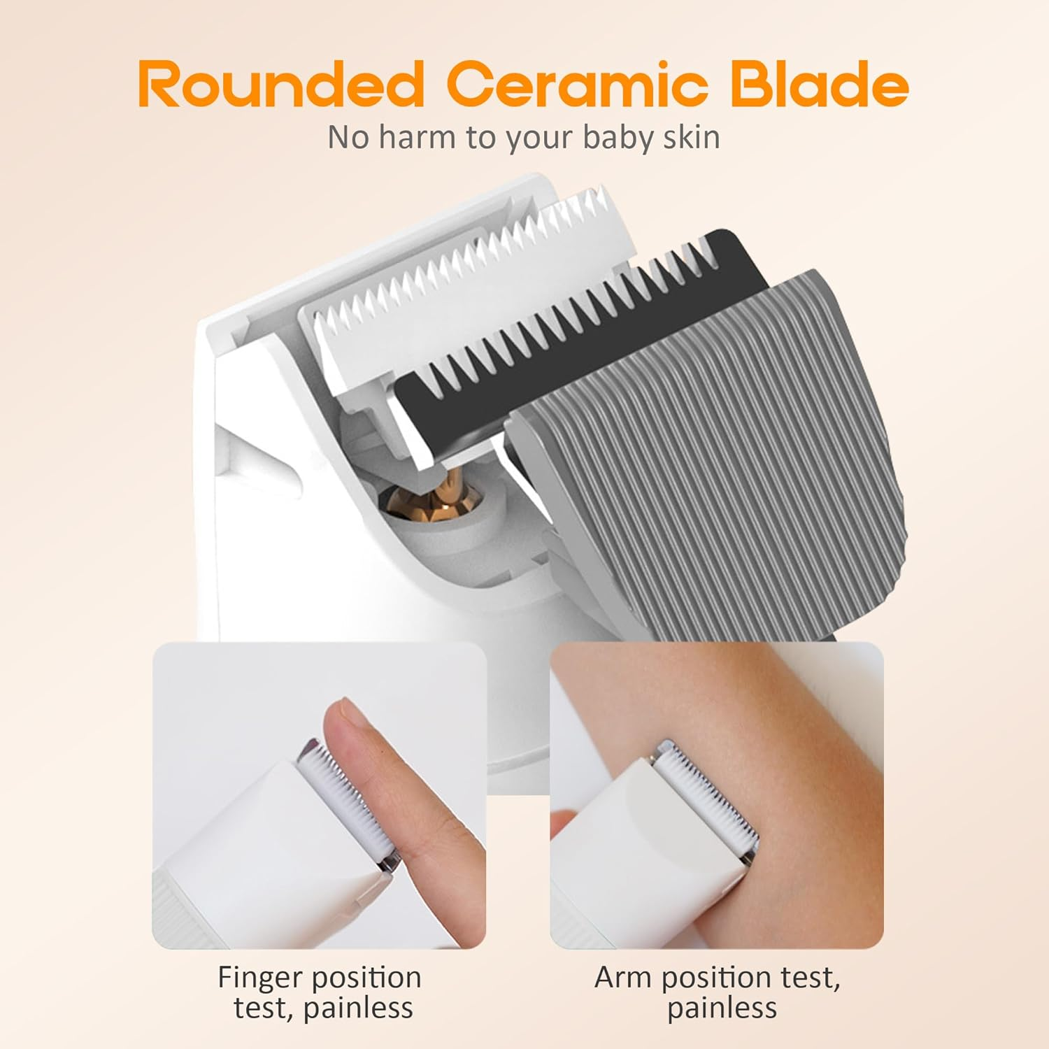 Dog Grooming Clippers Kit, Quiet Cordless Dog Paw Trimmer & Nail Grinder, 4-In-1 Rechargeable Low Noise Pet Hair Trimmers for Small Large Dogs Cats Pets image number 4