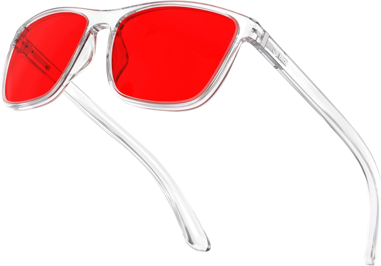 Bloomoak 99.9% Blue Light Blocking Glasses, Gaming Retro round Glasses, Relieve Eye Fatigue and Improve Sleep, Suitable for Screens/Games/Tvs