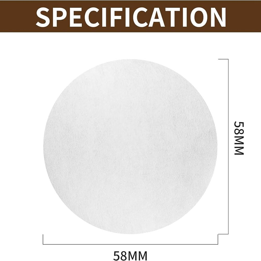 Veumoie Espresso Filter Paper 58Mm-800Pcs Unbleached Coffee Paper Filter for Espresso Machine - Portafilter Espresso Filters Easy Install Easy to Use image number 4