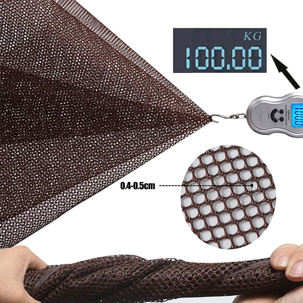 3 Metre Stairs Protective Net, Stair Railing Safety Net, Stairs Railing Fence Mesh, Safety Net for Children, Protective Net Stairs, Baby Balcony Net (Brown) image number 2