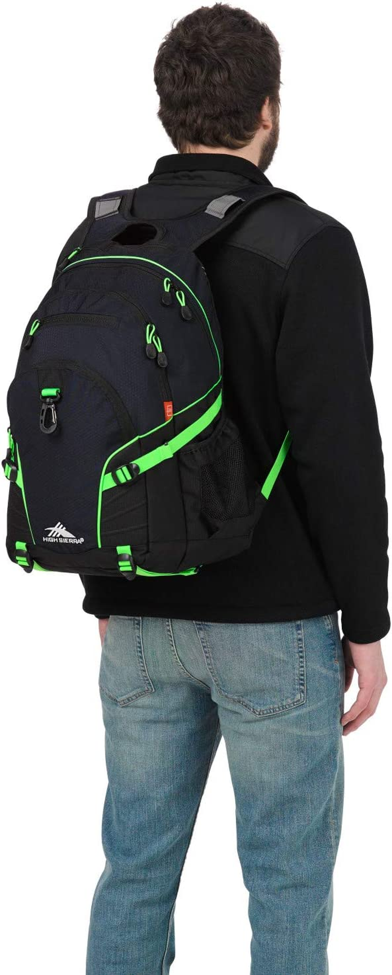 High Sierra Loop Backpack - Black image number 5