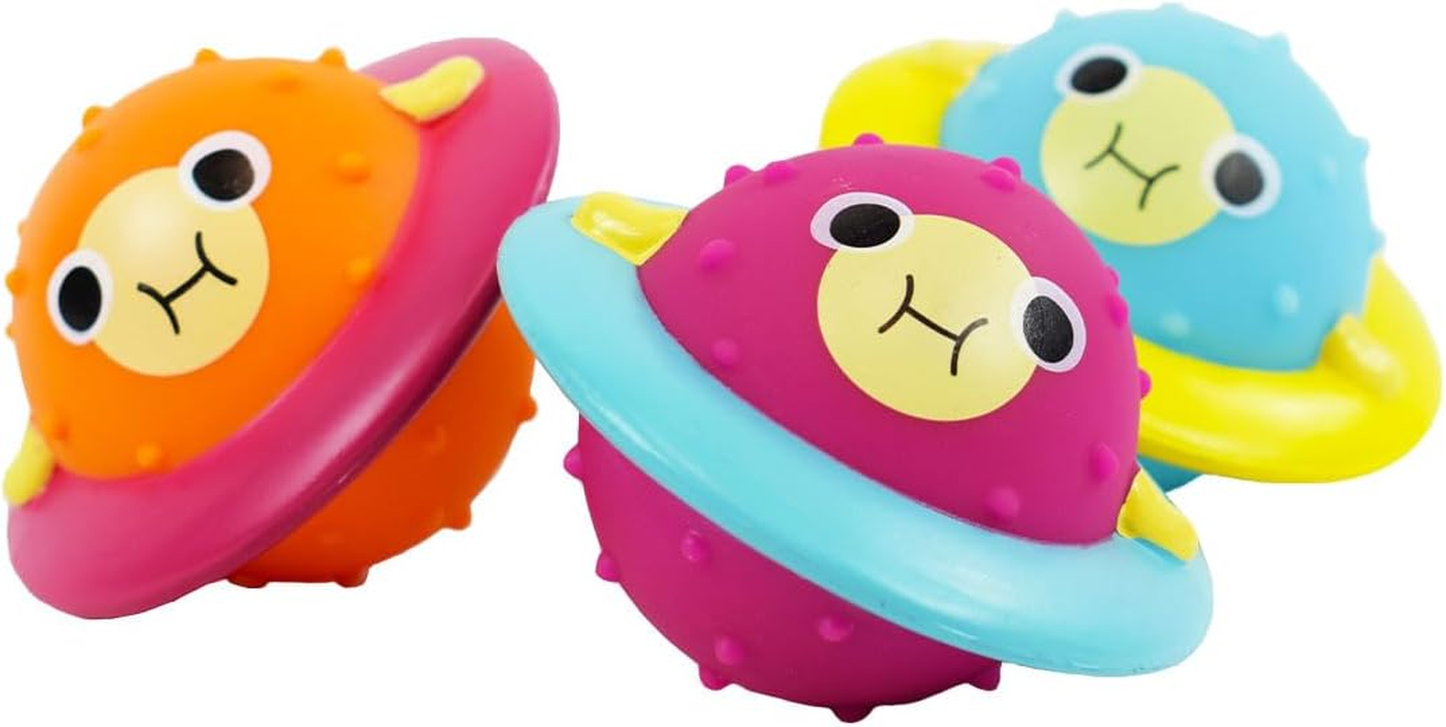 Splash about Pufferfish Flip & Float Pool & Bath Toys, Pack of 3 image number 2