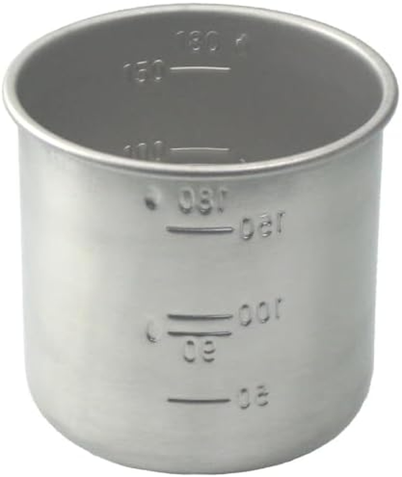 Daiso Japanese Rice Measuring Cup(180Cc = 1 Gou Cup) Stainless Steel image number 1