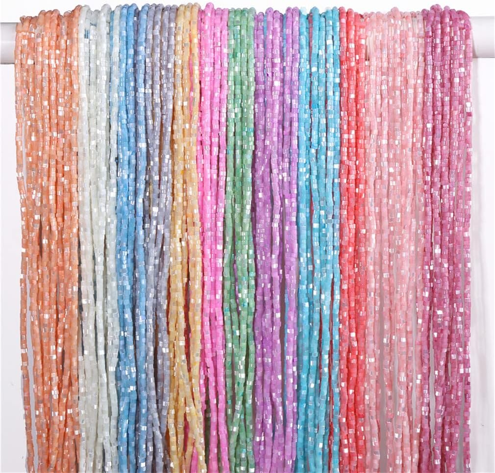 Natural Stone Beads Spacer Loose Multicolor Bead DIY Jewelry Making Bracelet Earring Necklace image number 3