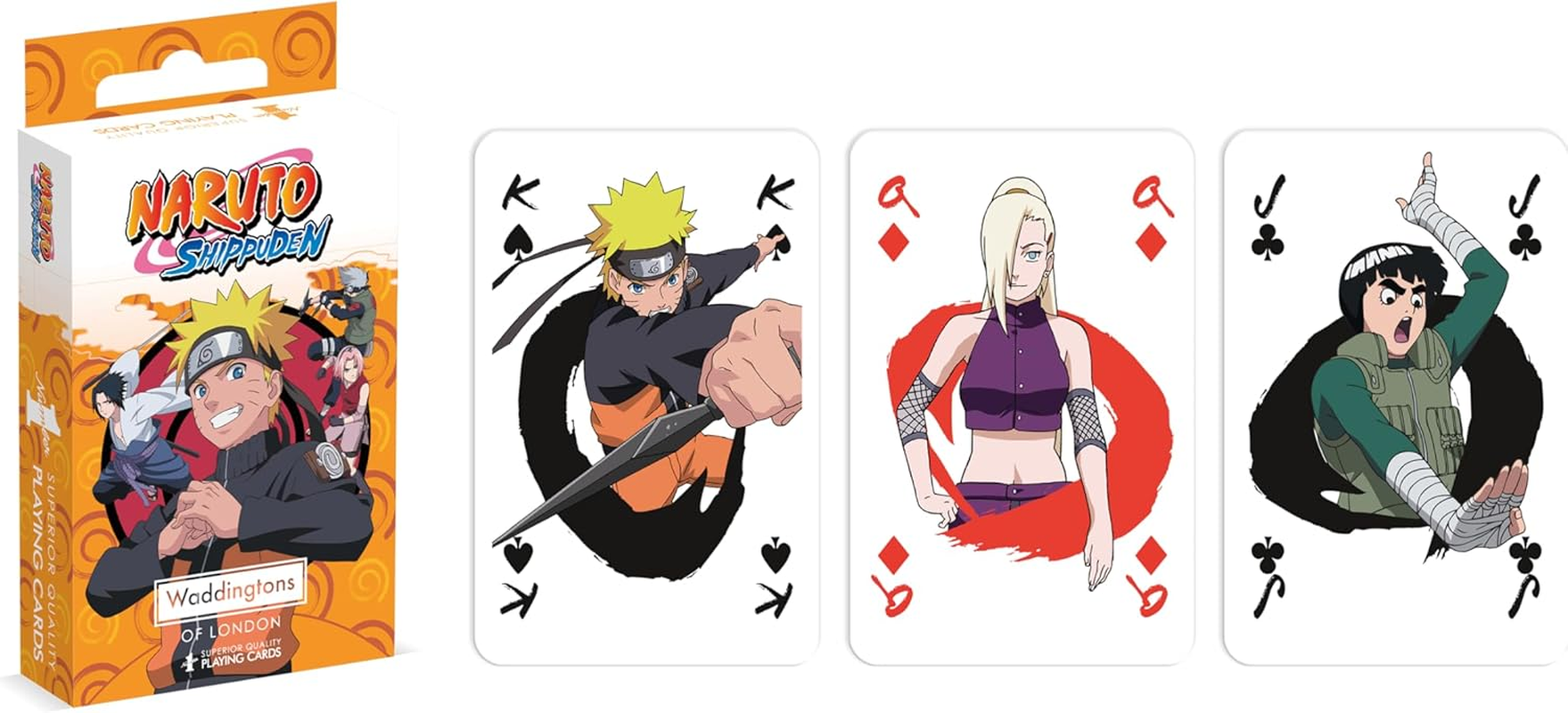 Waddingtons No. 1 of London Naruto Playing Cards) image number 4