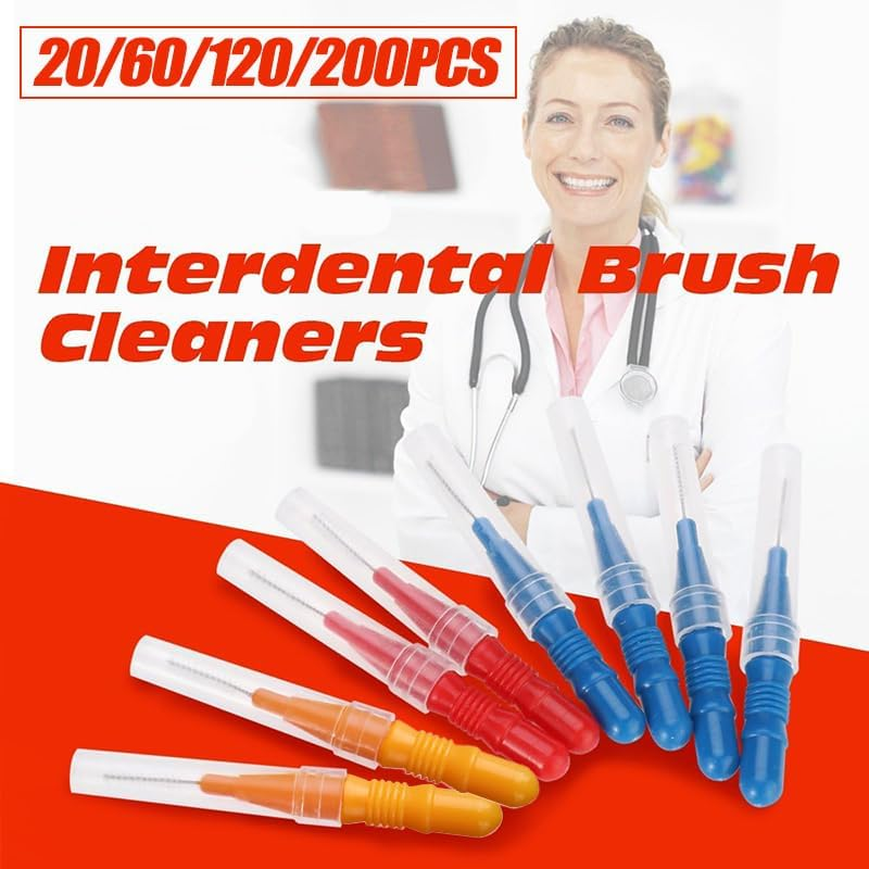 20 PCS Premium Interdental Cleaning Brushes - Floss Head Toothpicks for Optimal Dental Hygiene, Durable & Gentle image number 3
