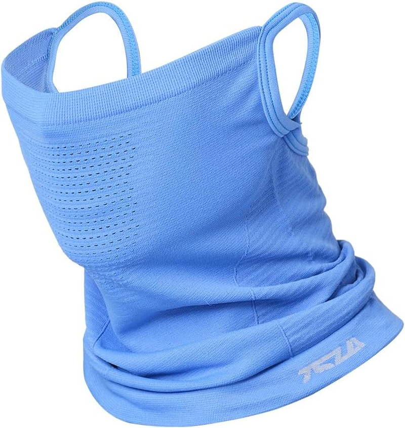 TSLA Unisex Lightweight Breathable Face Cover, UV Protection Moisture Wicking Headwear for Outdoor Sports Running, Hiking, Cycling