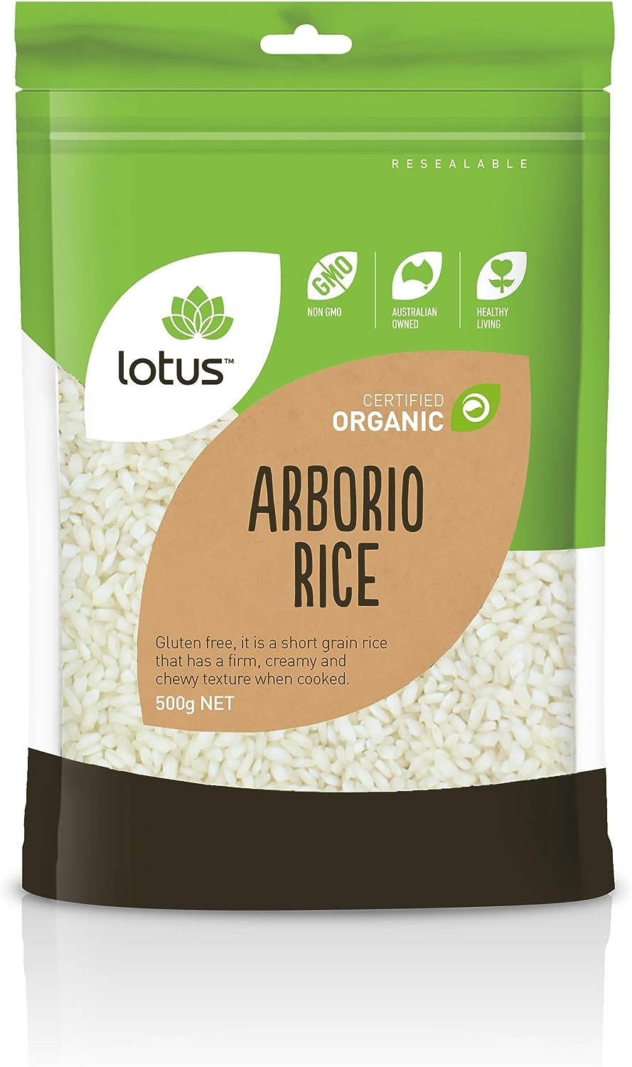 Lotus Organic Arborio Rice 500 G, 500 G