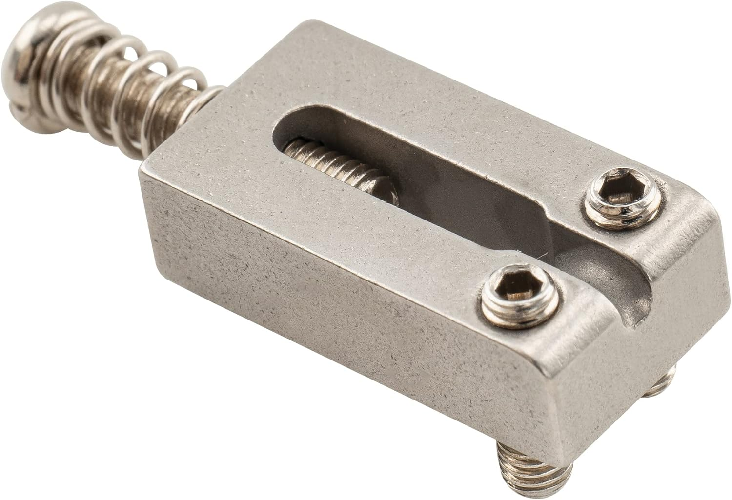 Musiclily Pro 10.5Mm Stainless Steel Modern Guitar Tremolo Bridge Saddles for Strat Tele Style Electric Guitar, Original Color (Set of 6) - Original Color image number 4