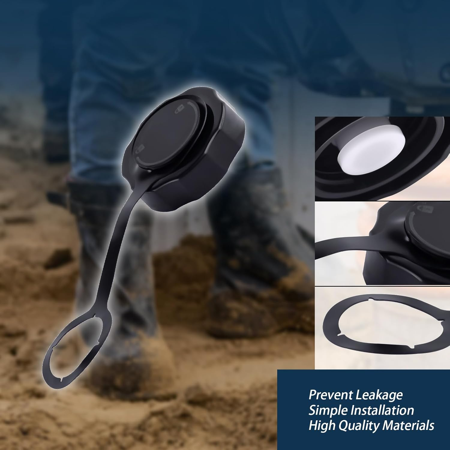 366350460 Fuel Tank Cap Compatible with Mikasa MTX60SD, MTX70HD, MTX70HDR,MTX70SD MTX80, MTX80HDR Model Rammers image number 2