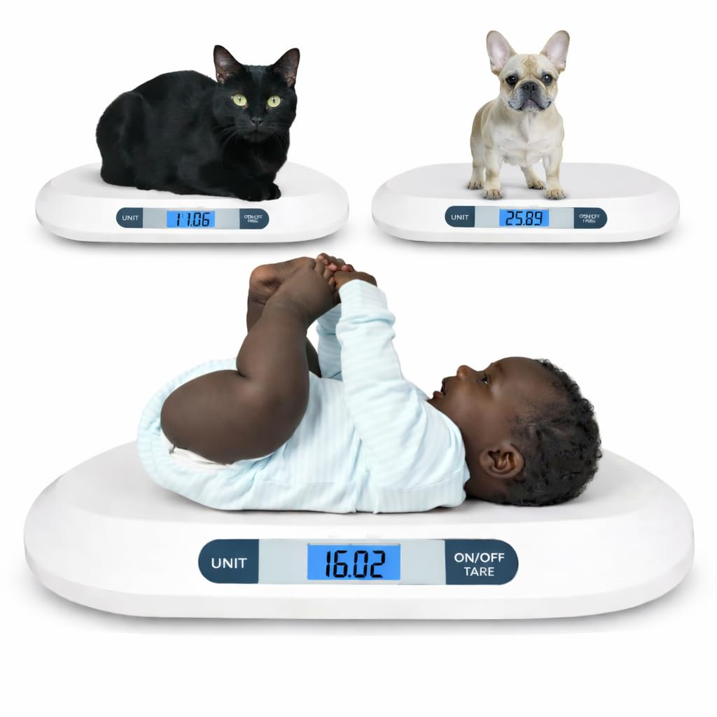 Smart Weigh Comfort Baby Scale, 44 Pound Capacity, 3 Weighing Modes, Accurate Digital Scale for Infants, Toddlers, and Babies image number 2