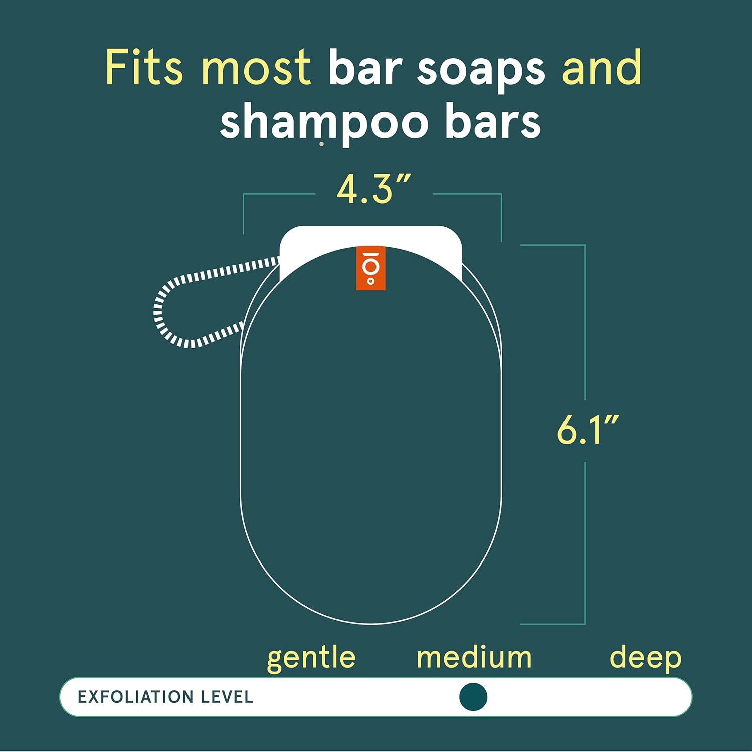 Cleanlogic Sports Exfoliating Soap Saver Black/Grey, Removes Dry and Dead Skin, Daily Skincare Routine, Reusable, Vegan Friendly, Suitable for All Skin Types, Pack of 3 image number 6