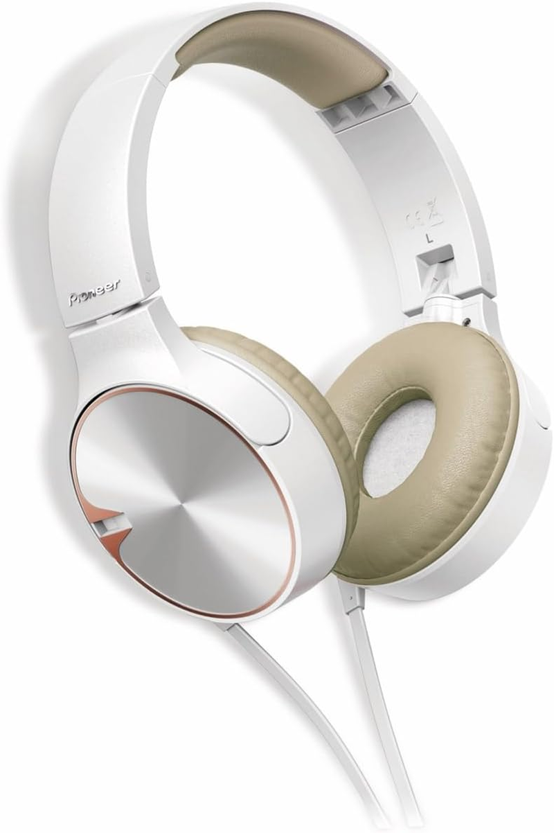 Pioneer SE-MJ722T-T Headphone with Microphone - Tan