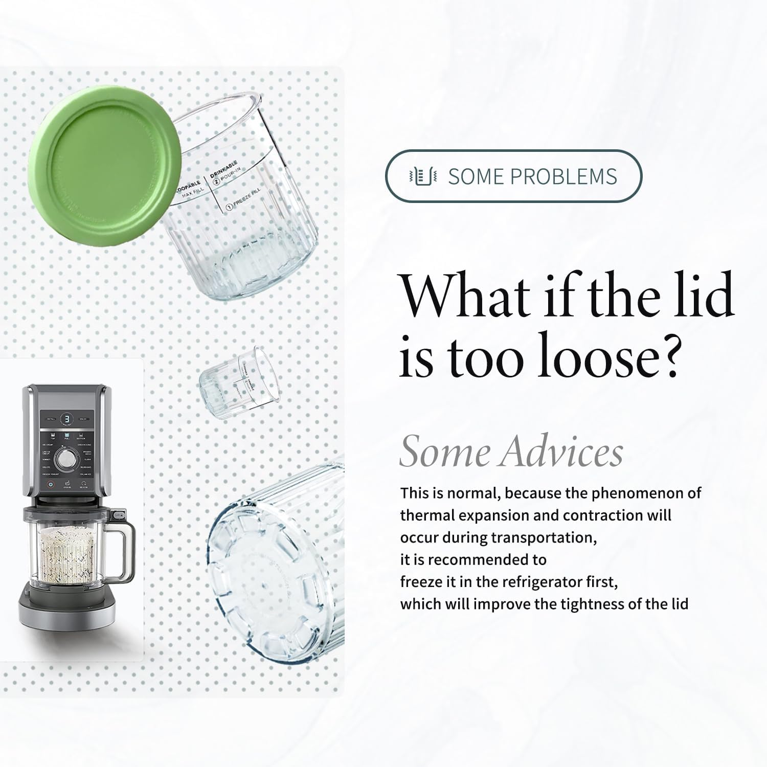 3Tyto 4 Pack 24 Oz Creami Pints and Lids Compatible with Ninja NC501, NC500 Series image number 6