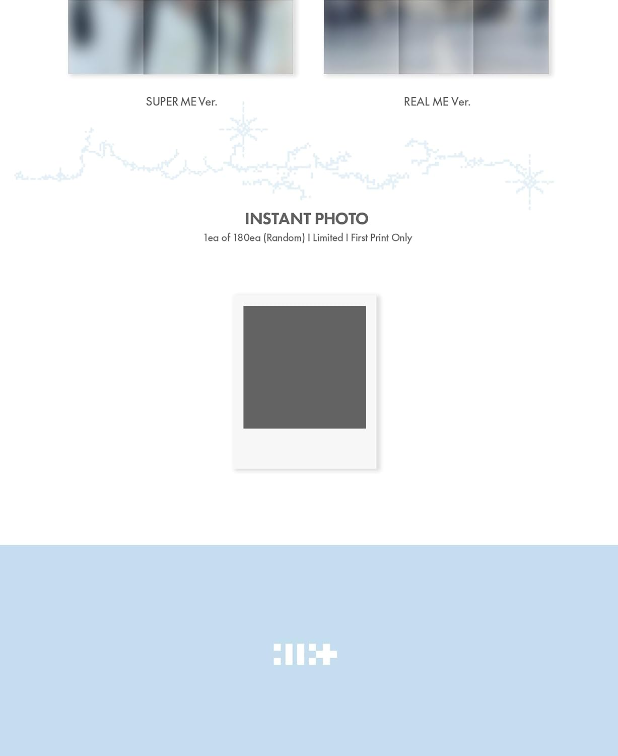 ILLIT Super Real ME 1St Mini Album Cd+Poster with Lyrics on Pack+Photobook+Photocard A+Photocard B+Sticker+Paper Magnet+Paper Ornaments+Tracking Sealed (Super ME Version)