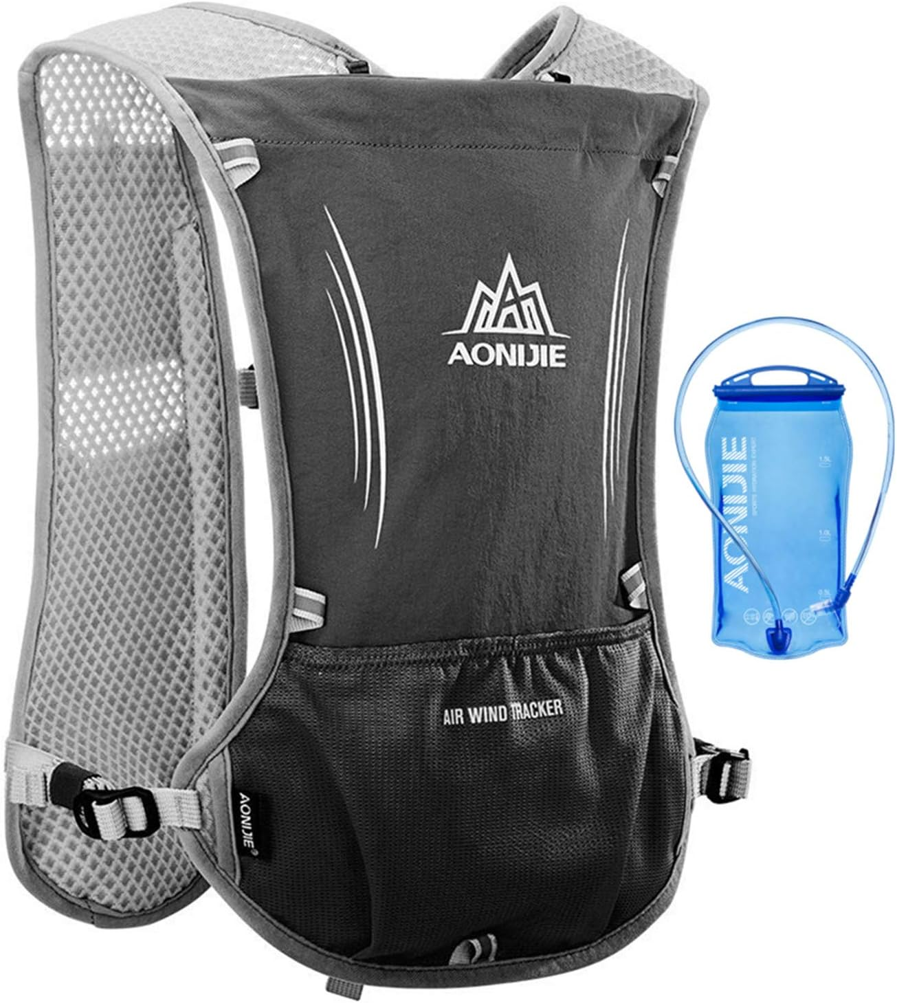 AONIJIE 5L Outdoor Sport Multifunctional Camping Backpack Cycling Running Climbing Hiking Hydration Vest Pack