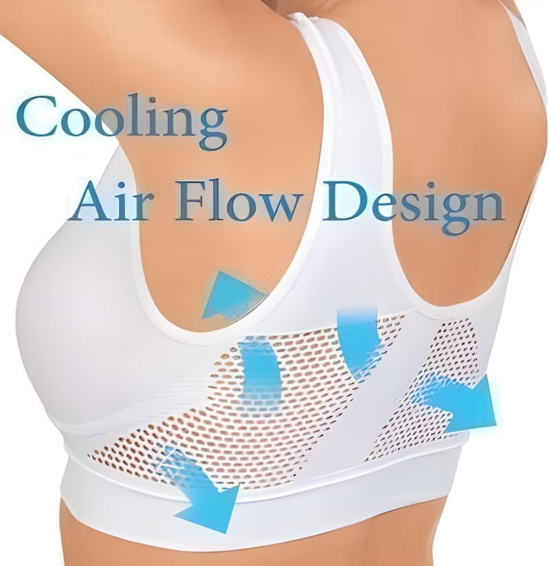 Women'S Underwear Hollow Breathable Cool Liftup Air Bra No Steel Ring image number 7