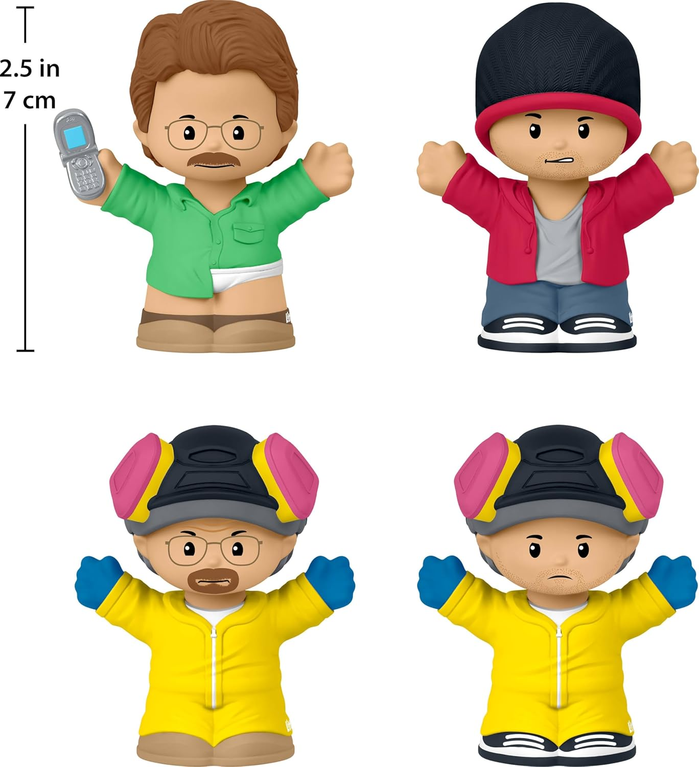 Fisher-Price Little People Collector Breaking Bad TV Show Special Edition Figure Set in Display Gift Box for Adults & Fans image number 2