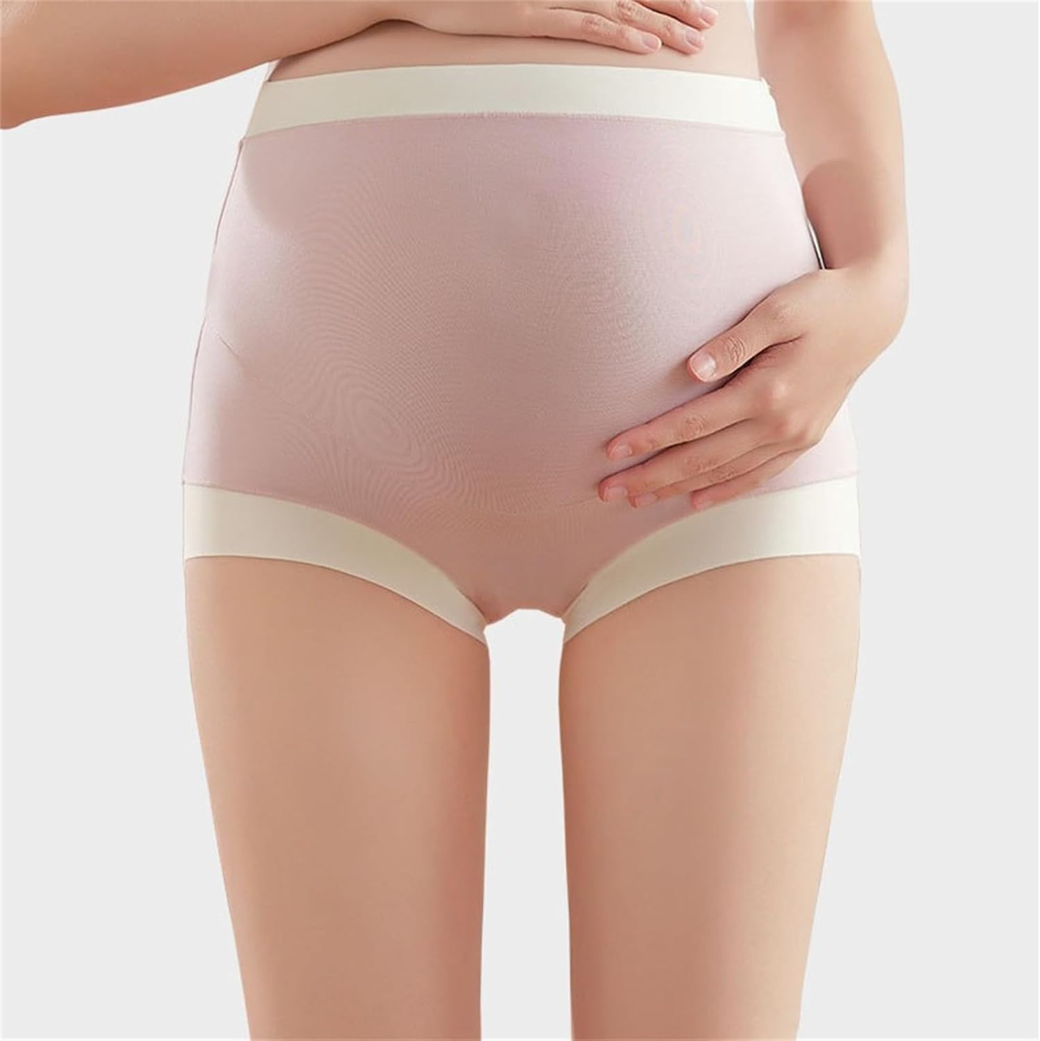 Maternity Underwear over Bump High Waist Soft Absorbent Modal Pregnancy Panties for Women - 3 Pack