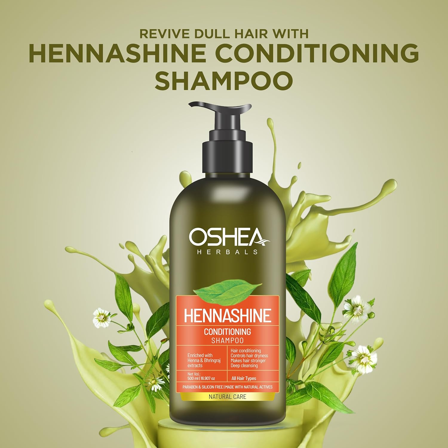 Oshea Herbals Heenashine Conditioning Shampoo 500ML image number 3
