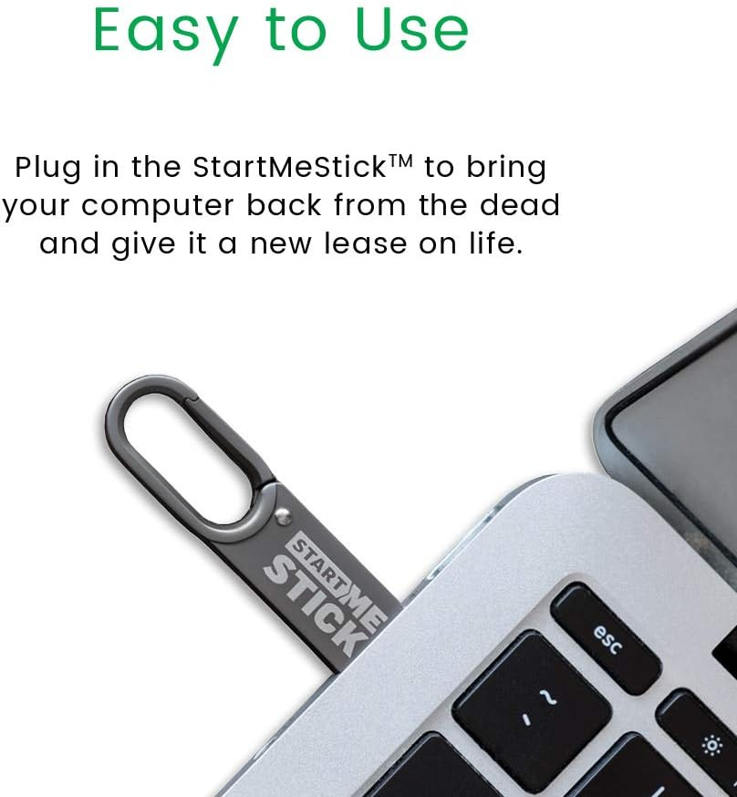 Startmestick Private, Secure, and Fast Computer on a USB Stick for Macs and Windows - Unlimited Use on Unlimited Laptops or Desktops for 2 Years - Affordable Extra Computer on a USB Stick