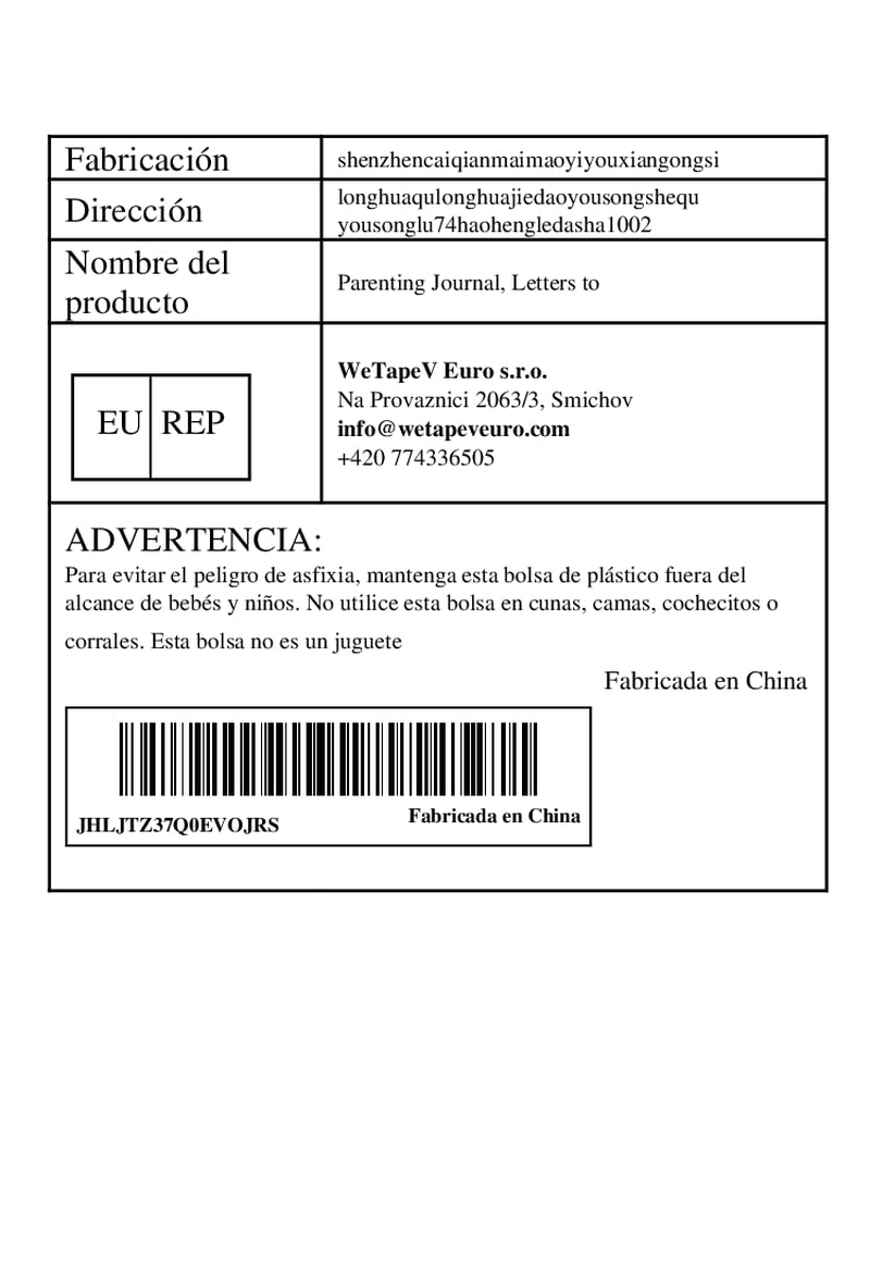 G&eacute;n&eacute;rique Parenting Journal, Letters to Child Notebook, Lightweight 50-Sheet Growth Diary, Family Bonding Memo Pad for Boys, Girls, Kids, Children, Baby Shower Present, 1 Piece, 90 G