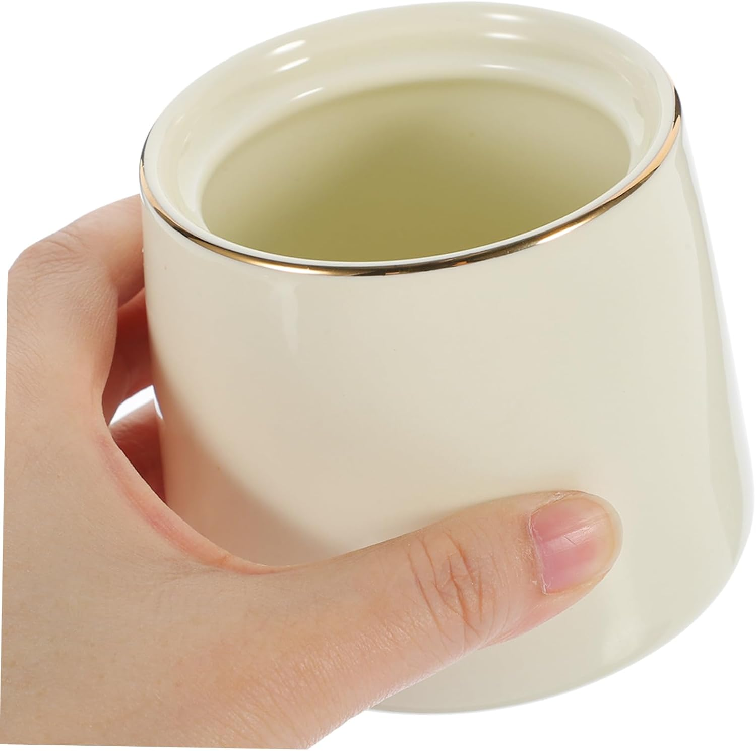 BIUDECO Ceramic Seasoning Jar for Home Use Spice Storage Jar Airtight Lid for Salt Sugar Spices in Kitchen Restaurant image number 2