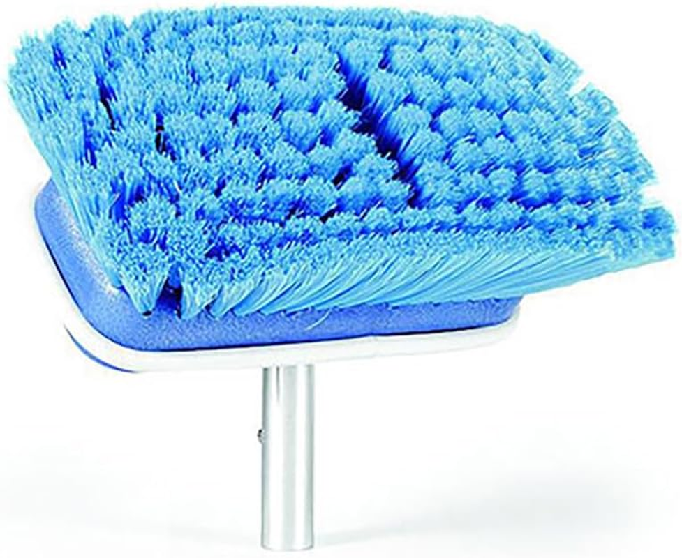 Camco Medium Brush Attachment | Features a 7-Inch Wide Brush Head | Great for Cleaning Rvs, Campers, Trailers, Boats, and More (41924)