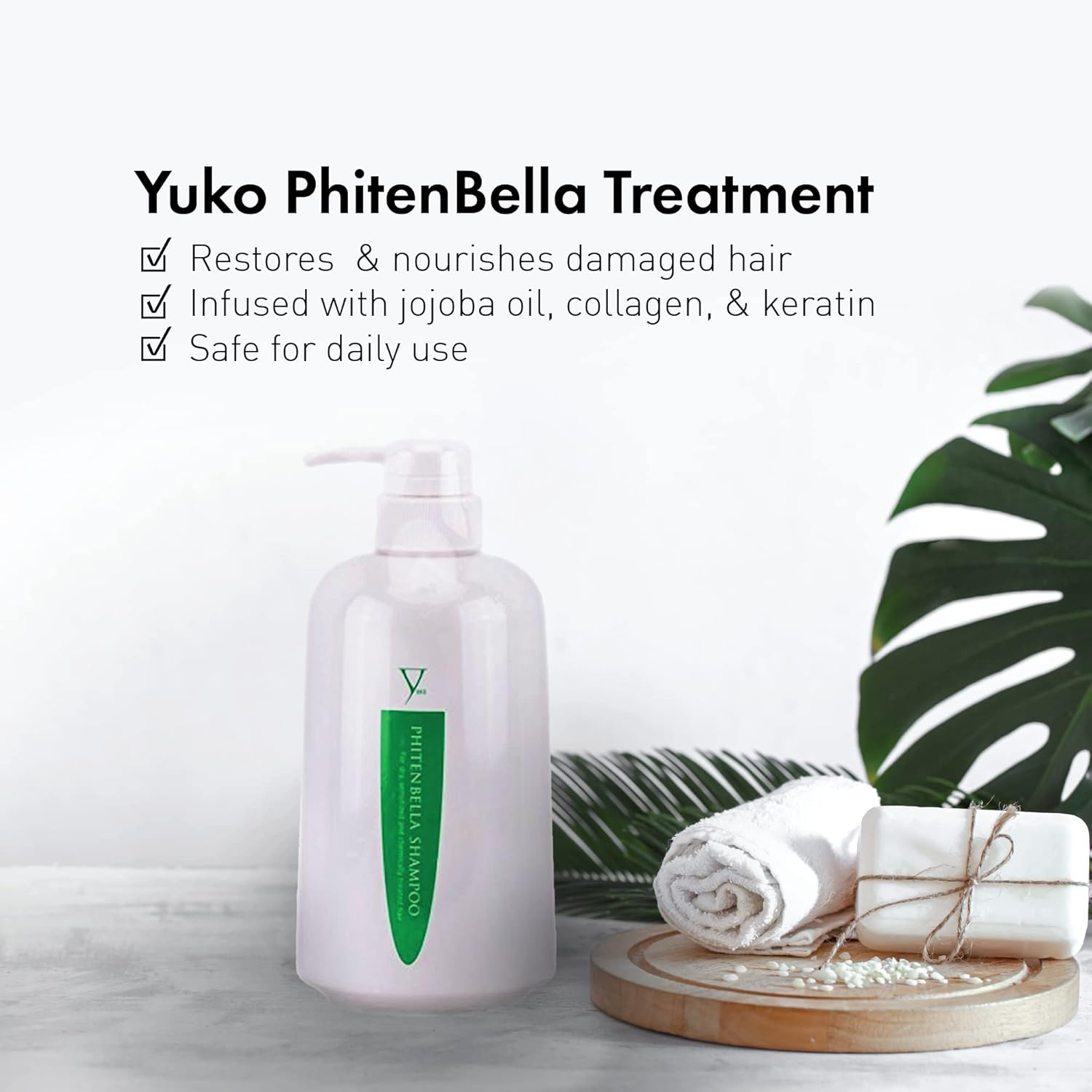 Yuko Phitenbella Treatment for Dry, Sensitized and Chemically Treated Hair - 24.7 Oz image number 2