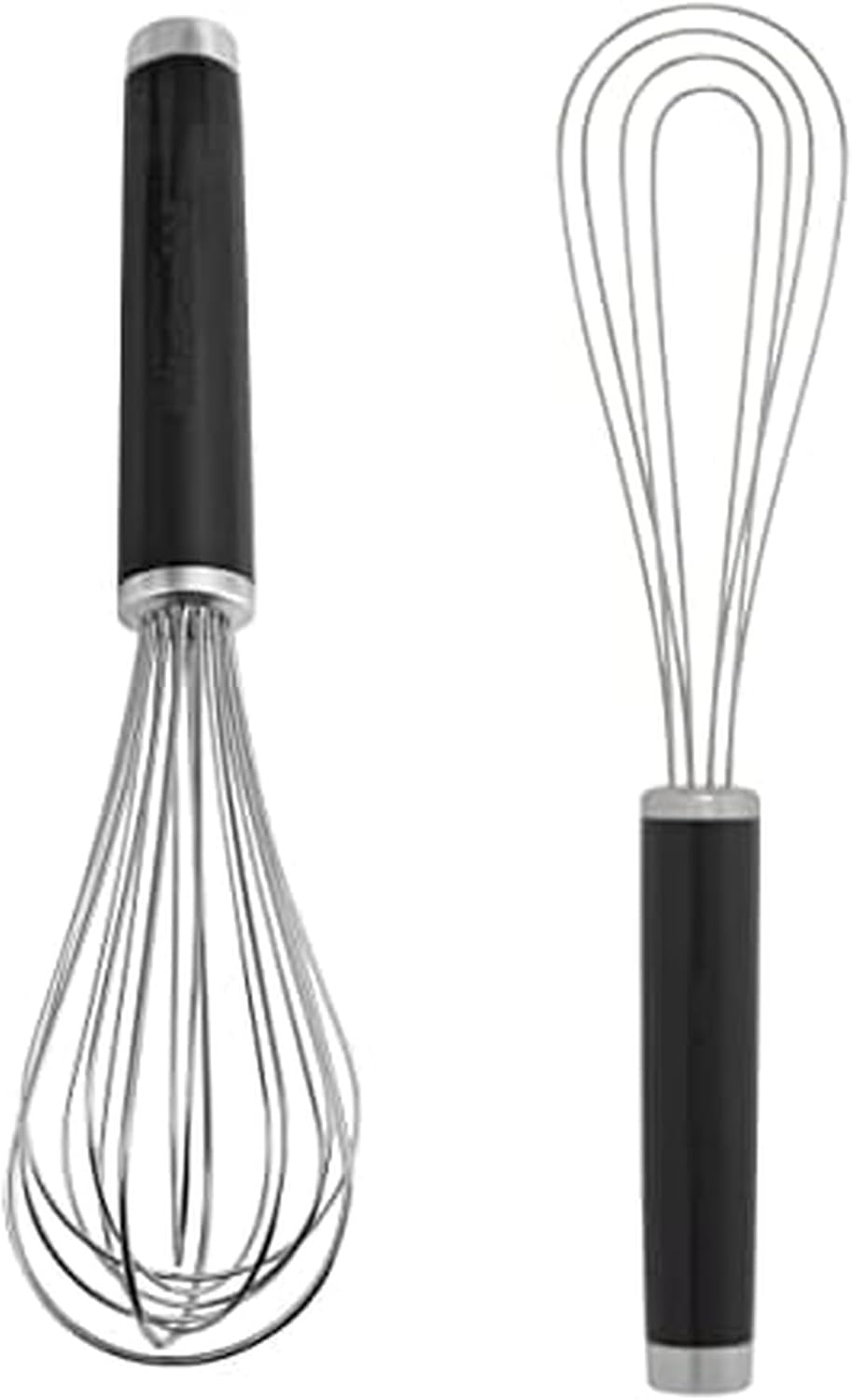 Kitchenaid Classic Whisk Empire Red - 27Cm Stainless Steel with Gloss Black Handle and Satin Chrome Accents | Ideal for Whipping, Beating Eggs, and Mixing | Suitable for Both Dry & Liquid Ingredients image number 3
