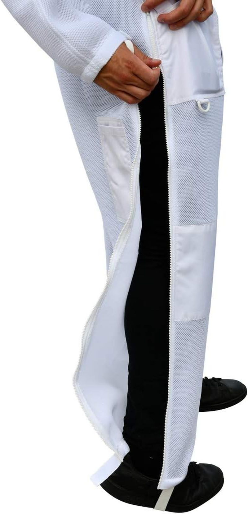 Beekeeping Suit Aerated Light Weight with 2 Hoods Fencing & round Brim Hat (3XL) image number 6