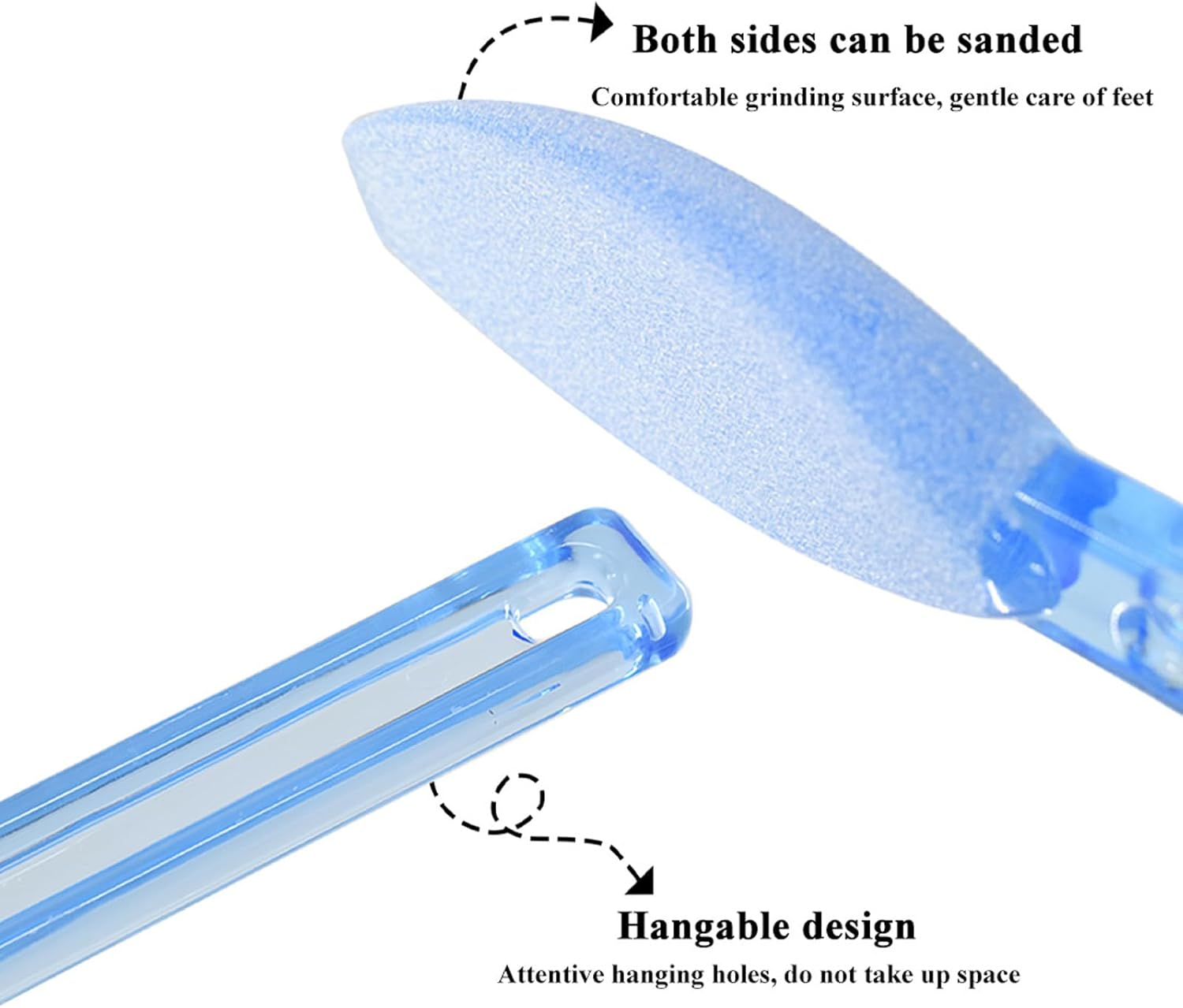 YUYTE Foot Scrubber File Pedicure Tool Ergonomic Multifunctional Foot Scraper with Comfortable Handle for Home and Nail Salon Use Pack of 3 image number 4