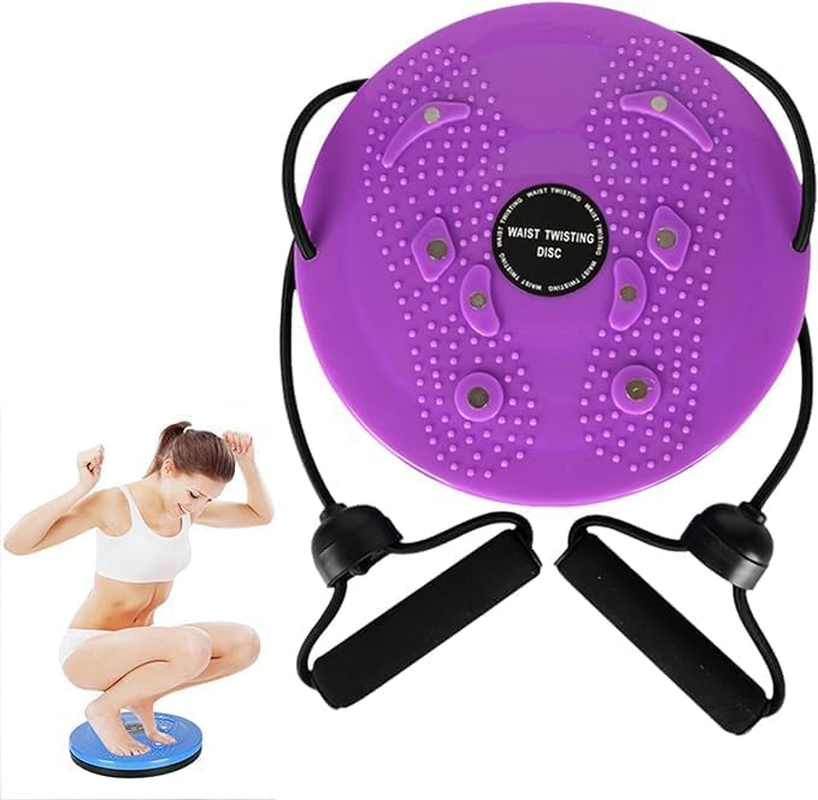 Lovely Waist Sculptor, Loovely Waist Sculptor Exercise Twister Machine Adjustable Twist Board with Handles, for Body Shaping Magnetic Twisting Disc image number 1
