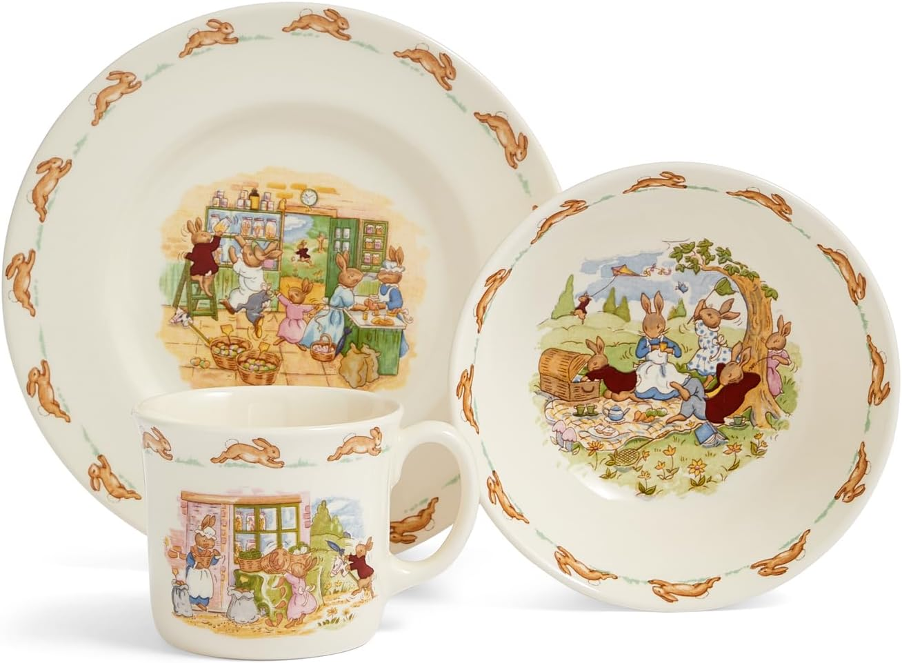 Royal Doulton Bunnykins Childrens Bowl, Plate and Mug Set (3-Pieces) image number 5