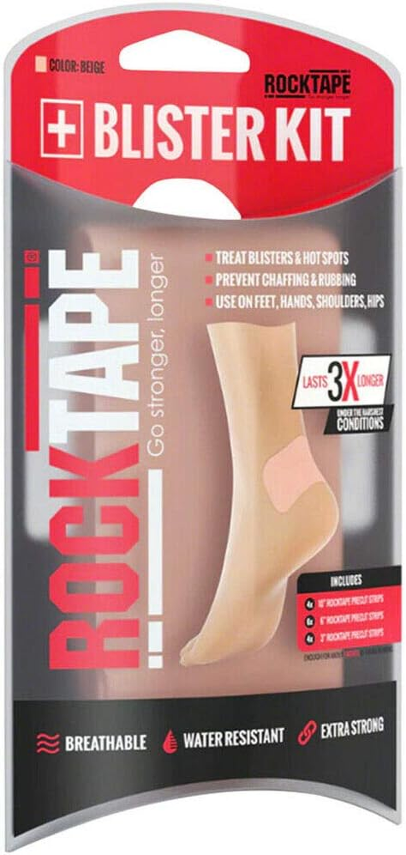 Rocktape Blister Prevention and Treatment Kit for Blisters Hot Spots and Chafing image number 1