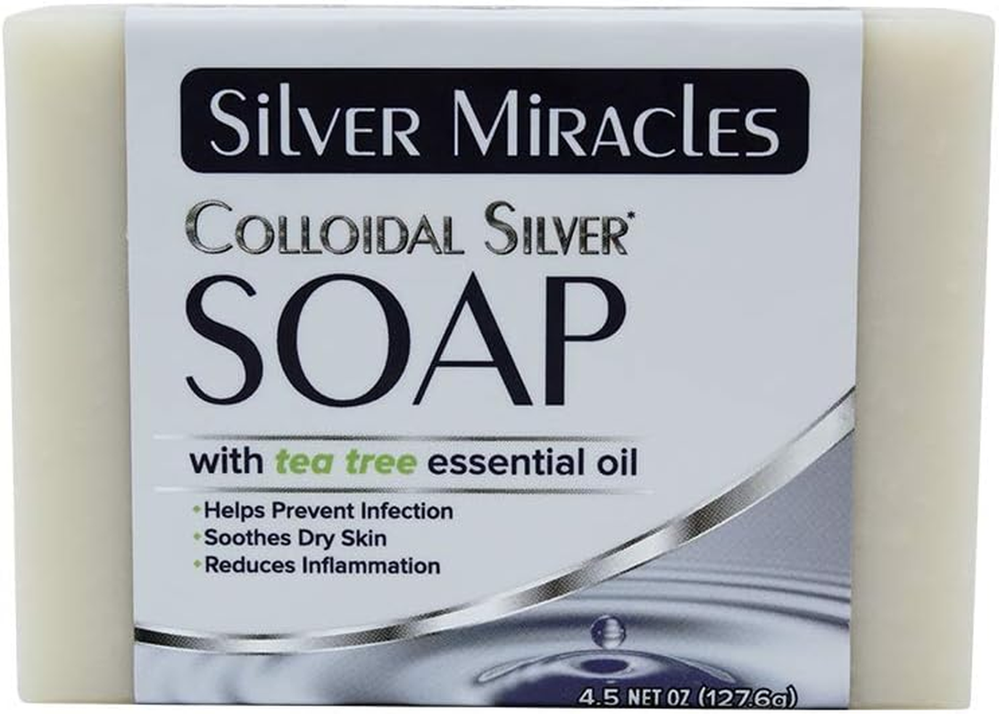 Sillver Miracles Colloidal Silver Soap with Lemon Grass Oil