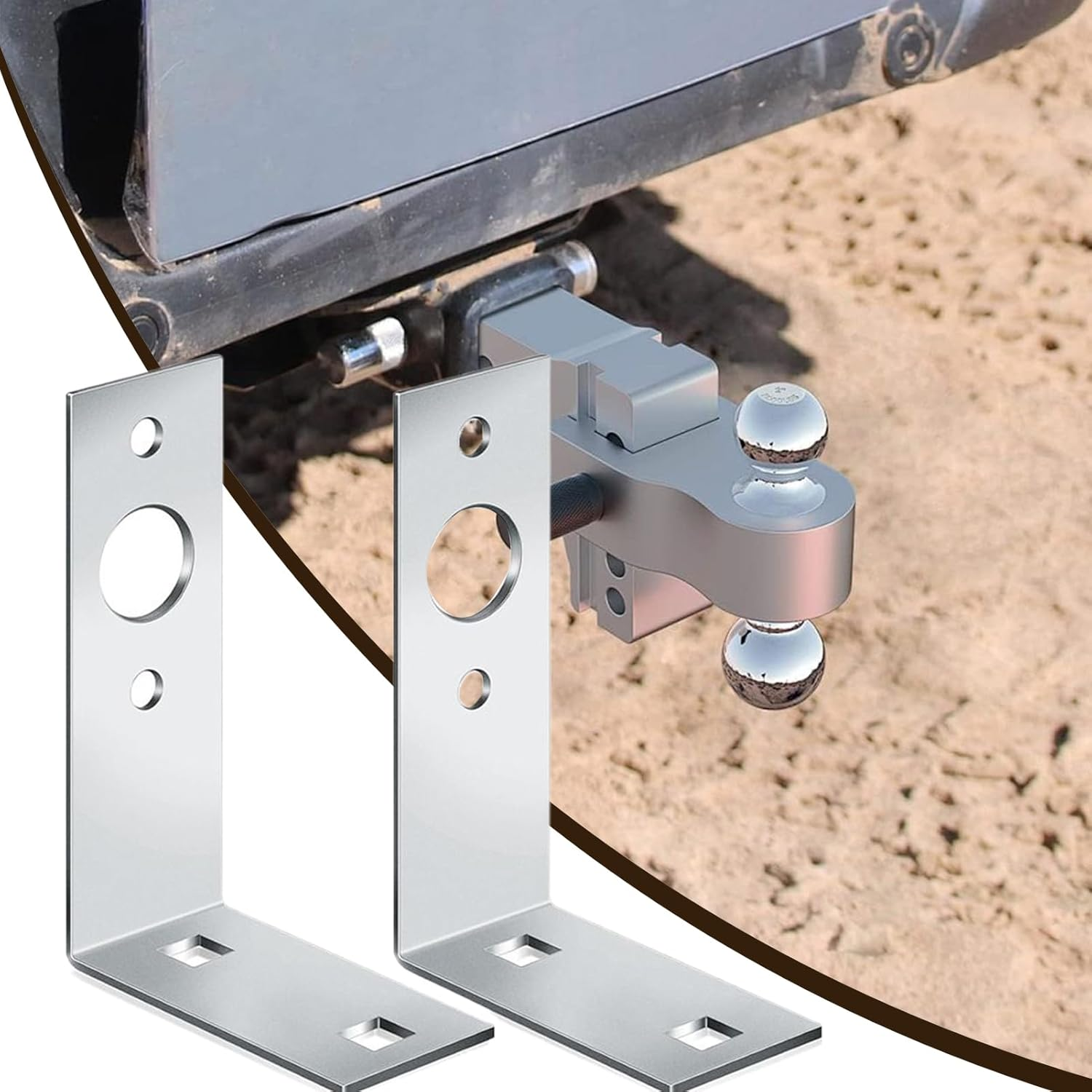 Boat Rear Light Bracket, Tail Light Mounting Bracket, L Shape Metal Lamp Rack for Transport Vehicle Truck Boat Marine Trailer image number 2